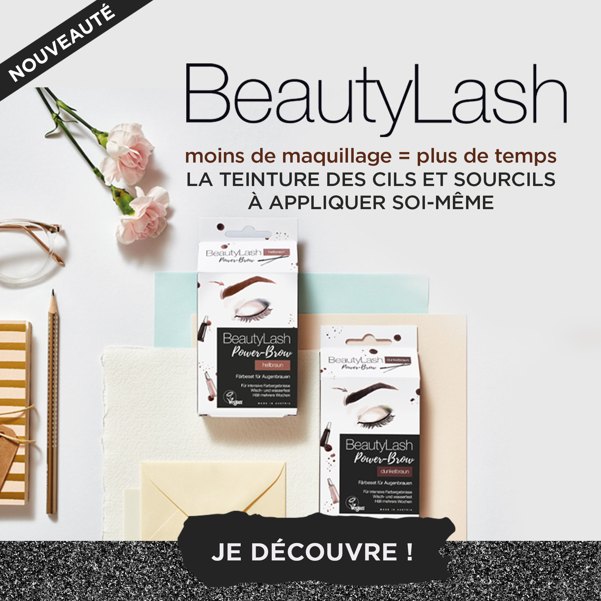 BeautyLash: La nouvelle marque 100% VEGANE de teintures et soins pour cils et sourcils